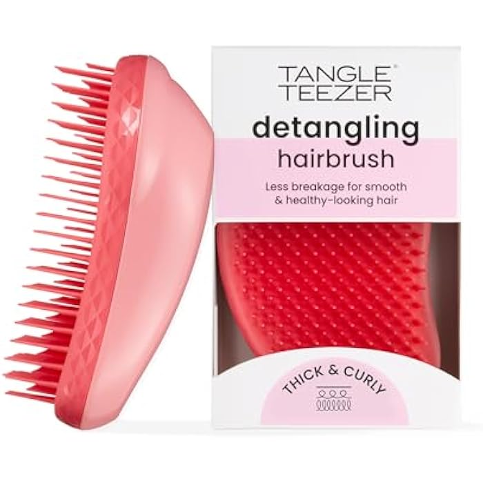 Tangle Teezer The Original Thick & Curly Pink Punch - Image 1